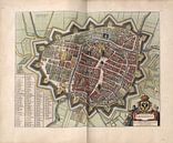 Groningen, Stadsplattegrond Joan Blaeu 1652 van Atelier Liesjes thumbnail