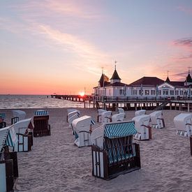 Pont maritime d'Ahlbeck sur l'île d'Usedom sur swc07