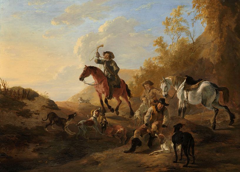 Hunters Resting, Dirk Stoop van Meesterlijcke Meesters