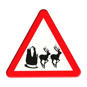 Santa warning sign by Grüntyers .