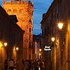 Old town, dusk, church, street, Salamanca, Spain, Europe by Torsten Krüger