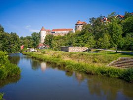 Bautzen – View across the Spree towards Ortenburg Castle by t.ART