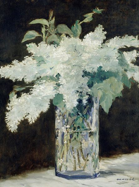 Weißes Flieder, Édouard Manet von Meesterlijcke Meesters