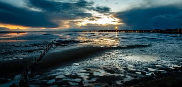 Zonsondergang West-Terschelling van Jaap Terpstra