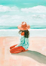 Stille am Meer von Raquel Silva