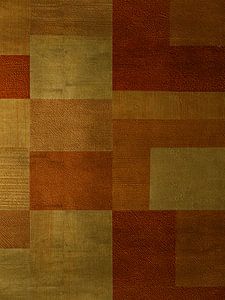Abstrakt Minimalistisch: Stimmungsvolle Herbsttöne mit goldenem Schimmer