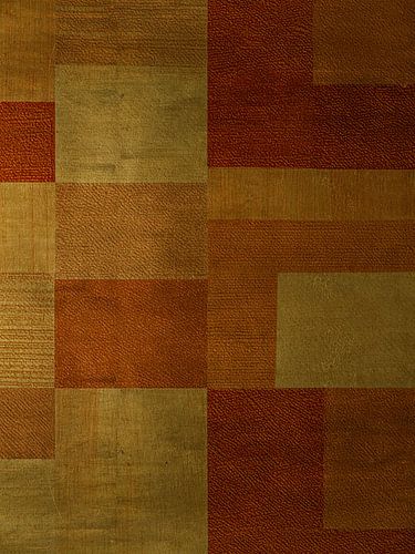 Abstrakt Minimalistisch: Stimmungsvolle Herbsttöne mit goldenem Schimmer