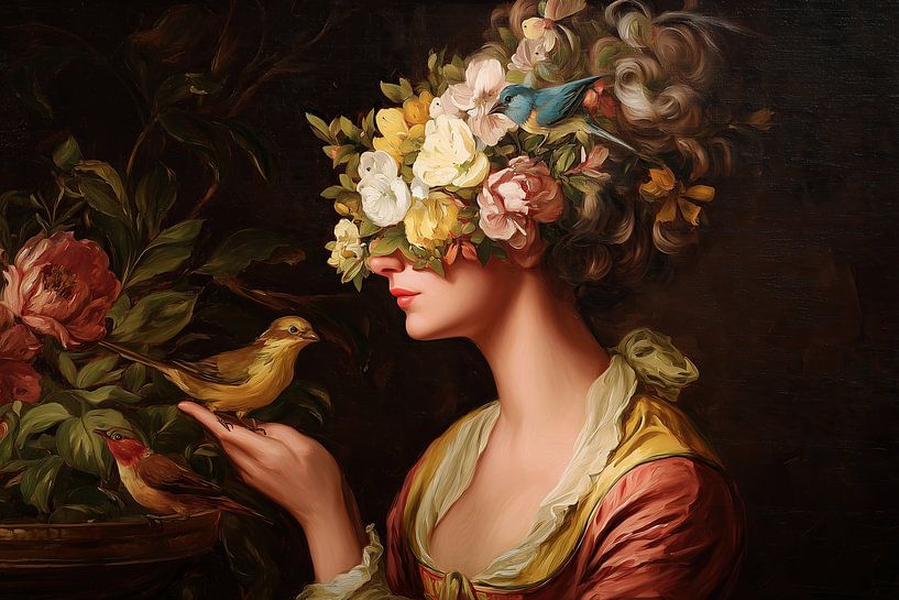 Femme en fleur par Studio des Fleurs