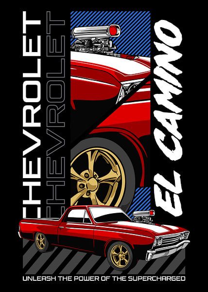 Chevrolet El Camino Muscle Car van Adam Khabibi