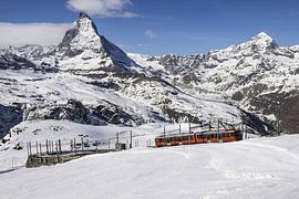 Gornergratbahn mit Matterhorn