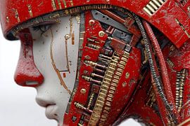 surrealistisches Porträt Frau