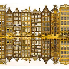 Golden Dam Square Amsterdam Netherlands by Hendrik-Jan Kornelis