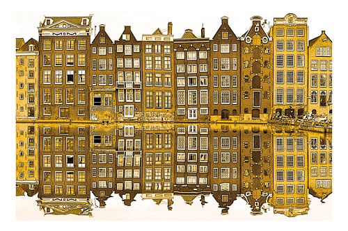 Gouden Damrak Amsterdam Nederland