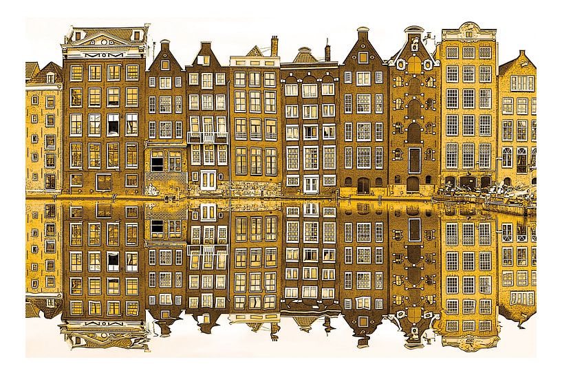 Golden Dam Square Amsterdam Niederlande von Hendrik-Jan Kornelis