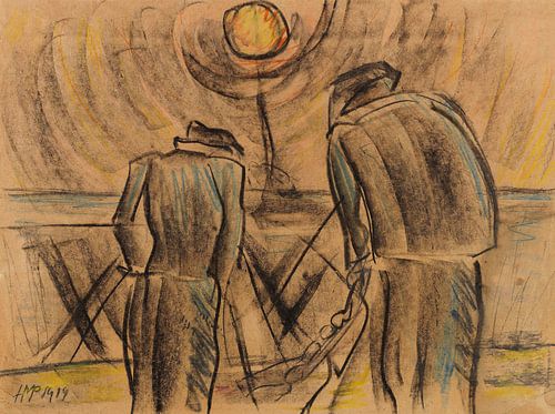 Max Pechstein, Visser, 1919