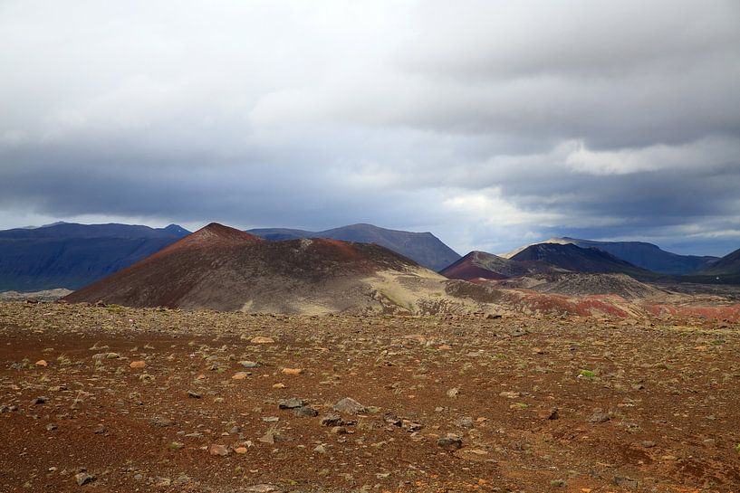 Volcanic Landscape Berserkjahraun, Snæfellsnes Iceland von Frank Fichtmüller