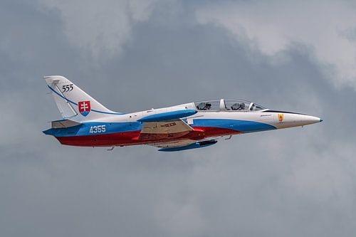 Take-off Aero L-39 Albatros Jet-Trainer.