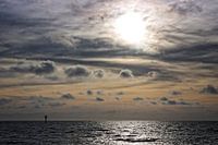Zonsondergang Noordzee