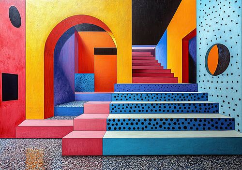 Surrealisme Architectuur Ontwerp Meetkunde