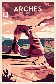 Arches, Utah by Poster Art Shop