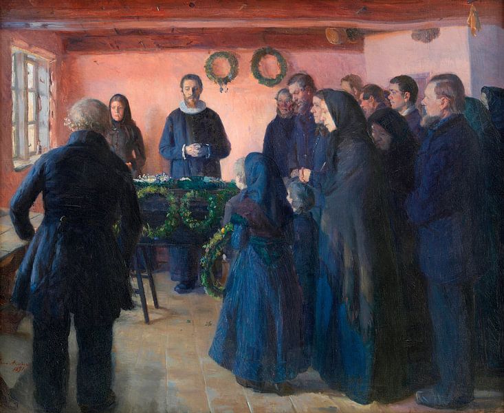 Eine Beerdigung, Anna Ancher von Meisterhafte Meister