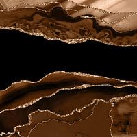 Braun & Gold Achat Textur 11