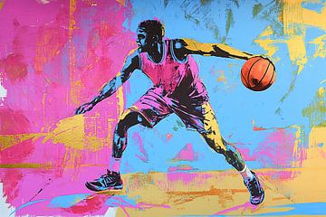 Basketbal Speler van OMG Art