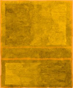 Geel op geel, abstract van Rietje Bulthuis