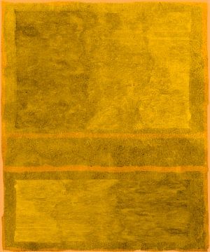 Yellow on yellow, abstract by Rietje Bulthuis