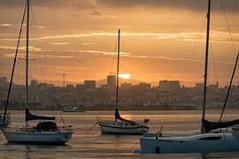 Sun Gives A Peek At Sunrise by Joseph S Giacalone Photography