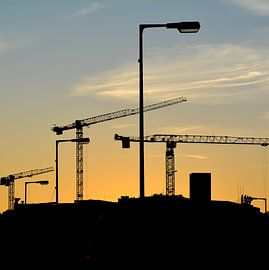 Baustelle in Berlin von Heiko Kueverling