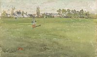 Green and Silver- Beaulieu, Tourainem, James Abbott McNeill Whistler by Masterful Masters thumbnail