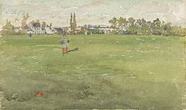 Green and Silver- Beaulieu, Tourainem, James Abbott McNeill Whistler