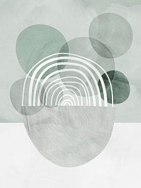 Japandi Regenbogen von Mad Dog Art