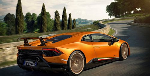 Lamborghini Huracan Performante Motion 5 supercar von Atelier Liesjes
