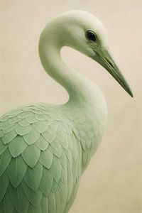Sanfte grüne Eleganz