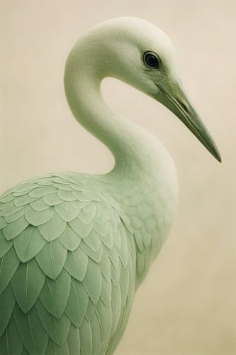 Élégance douce et verte