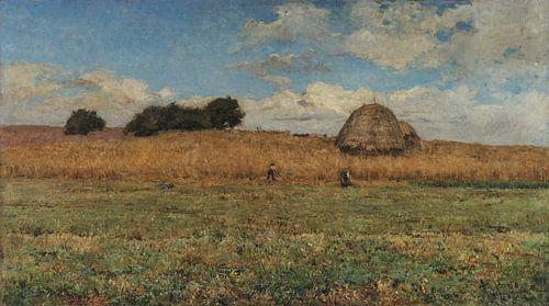 António Carvalho de Silva Porto~Een tarweveld --Seara (de rand van Parijs)
