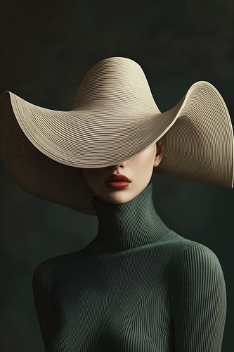 Woman with Big Hat no.1