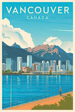 Vancouver, Canada. by Poster Art Shop