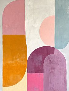 Pastel abstrait I