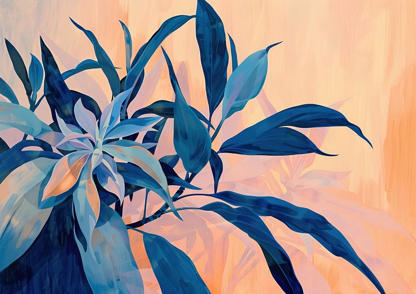Plants and leaves by Wonderful Art