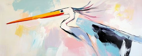 Weißer Vogel | Weißer Vogel und Farben