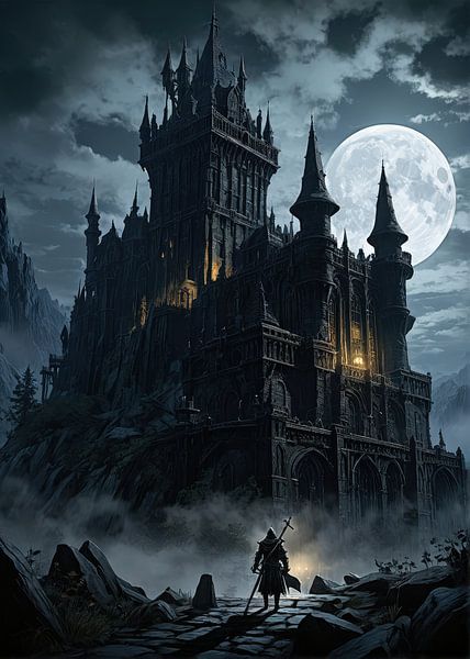 The Last Ascent to the Moonlit Keep by atiq fauzi