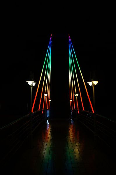 Brücke in Costa Adeje Teneriffa van Iwona Sdunek alias ANOWI