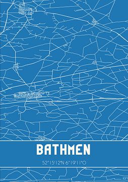 Blueprint | Carte | Bathmen (Overijssel) sur Rezona