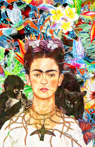 Portrait de Frida par Giovani Zanolino