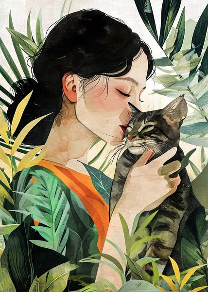 Kitty I love you #cat by JBJart Justyna Jaszke