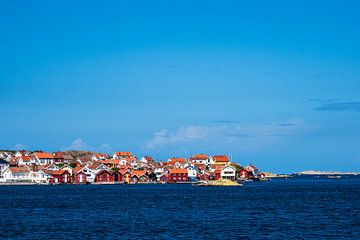 Blick auf den Ort Gullholmen in Schweden von Rico Ködder