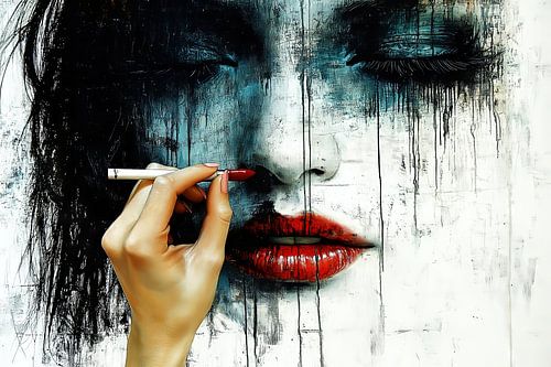 Make-up ontmoet kunst op canvas